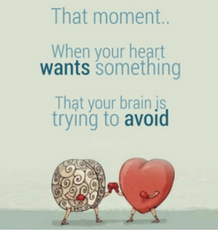 What voice are you listening to… your head or your heart? Here’s a quick guide on how to tell the difference.